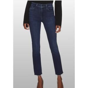 MOTHER Denim Jeans The Rascal Ankle Snippet in "Coffee, Tea, or Me?"